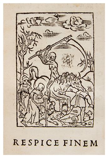 CLICHTOVE, JOSSE. De doctrina moriendi opusculum. 1538